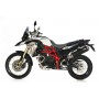 BOS Slip-On Silencer F 800 GS + Adv Oval 120
