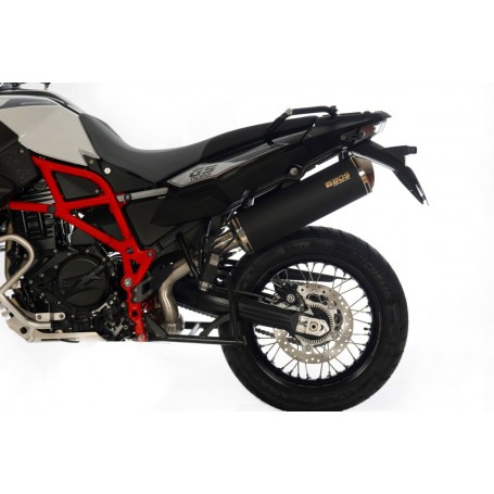 BOS Slip-On Silencer F 800 GS + Adv Oval 120