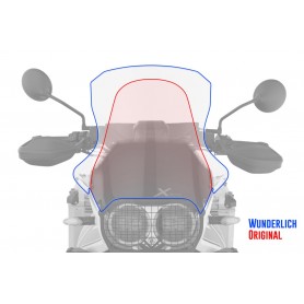 Wunderlich MARATHON Windshield - For Models with Original Enduro Handguards