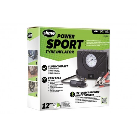 Slime Power Sport Tyre Compressor 12 Volt