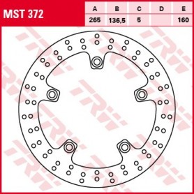 TRW Brake Disc MST372 Standard