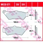 TRW Organic Brake Pads MCB671