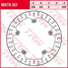 TRW Brake Disc MSTR257 Standard