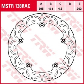 TRW Brake Disc MSTR138RAC RAC