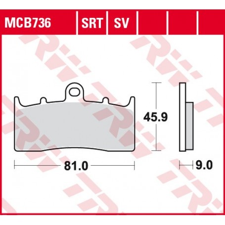 TRW Road & Track Sintered Brake Pads MCB736