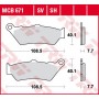 TRW Organic Brake Pads MCB671