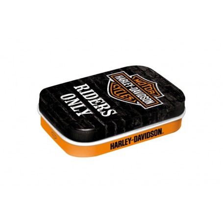 Harley-Davidson Riders Only Pillbox from Nostalgic Art