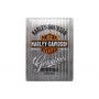 Metal Sign Harley-Davidson Genuine 30 x 40 cm - Nostalgic Art