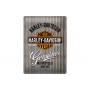 Metal Sign Harley-Davidson Genuine 30 x 40 cm - Nostalgic Art