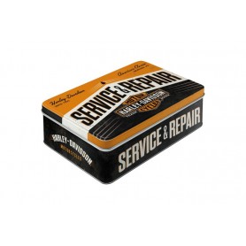 Harley-Davidson Service & Repair Storage Jar Flat - Nostalgic Art