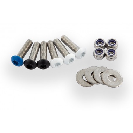 Coloured Licence Plate Screw Stainless Steel M5x20