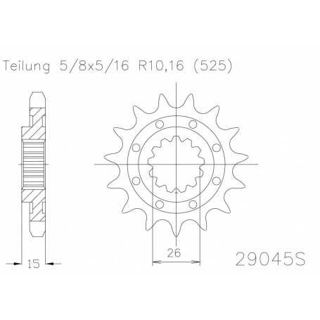 Regina HPE 525 Chain Kit 118 Chain Links