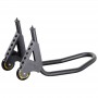 LighTech Iron Front Stand with Wheels