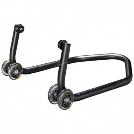 LighTech Modular Iron Rear Stand with Rollers and 4 Wheels