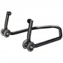 LighTech Modular Iron Rear Stand with Rollers and 4 Wheels