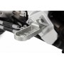 Wunderlich Lower Footrests ERGO-COMFORT - Silver