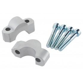 Wunderlich Handlebar Risers SPORTERGO - 20mm - Silver