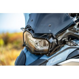 Wunderlich Headlight Protector Foldable CLEAR - without Screen Reinforcement Bracket - Black Wunderlich Headlight Protector Foldable CLEAR - without Screen Reinforcement Bracket - Black