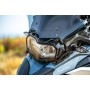 Wunderlich Headlight Protector Foldable CLEAR - without Screen Reinforcement Bracket - Black