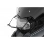 Wunderlich Headlight Protector Foldable CLEAR - without Screen Reinforcement Bracket - Black