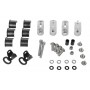 Mounting Kit orig. Additional Lamps for Wunderlich Tank Protection Bar - Silver