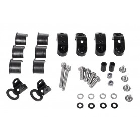 Mounting Kit orig. Additional Lamps for Wunderlich Tank Protection Bar - Black Mounting Kit orig. Additional Lamps for Wunderlich Tank Protection Bar - Black