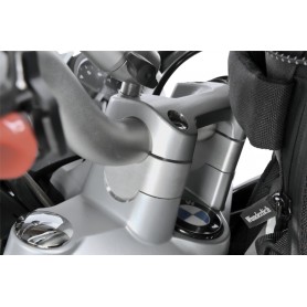 Wunderlich Handlebar Risers - 25mm - Silver