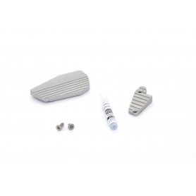 Rear Lever Brake Enlarger - Silver Rear Lever Brake Enlarger - Silver