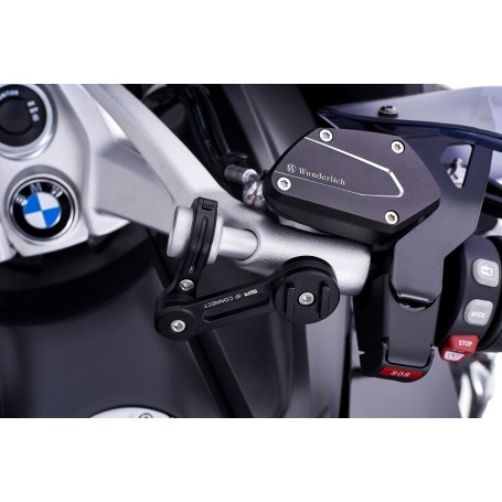 Wunderlich Adapter for SP-Connect On Stub Handlebars - Silver