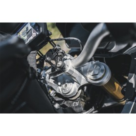 Wunderlich ERGO Handlebar Riser for Models with BMW Sat Nav - Silver