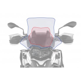 Wunderlich Windshield MARATHON - Carrier Short (115mm) - Clear