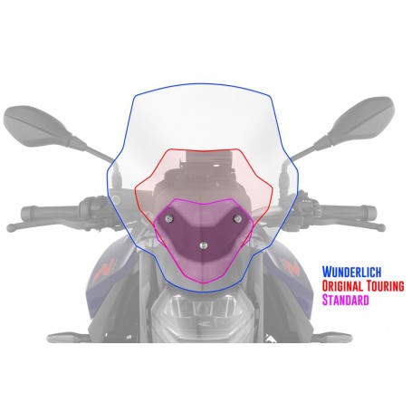 Wunderlich MARATHON Windshield - Clear