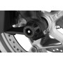 Wunderlich DOUBLESHOCK Axle Crash Pads - Front - Black