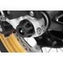 Wunderlich DOUBLESHOCK Axle Crash Pads - Front - Black