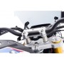 Wunderlich ERGO Handlebar Riser - 25Mm - Silver