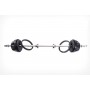 Wunderlich DOUBLESHOCK Axle Protection Pads - Front - Black