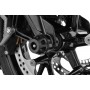 Wunderlich DOUBLESHOCK Axle Protection Pads - Front - Black