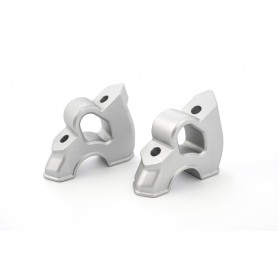 Wunderlich ERGO+ Handlebar Riser - Silver