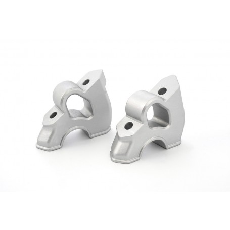Wunderlich ERGO+ Handlebar Riser - Silver