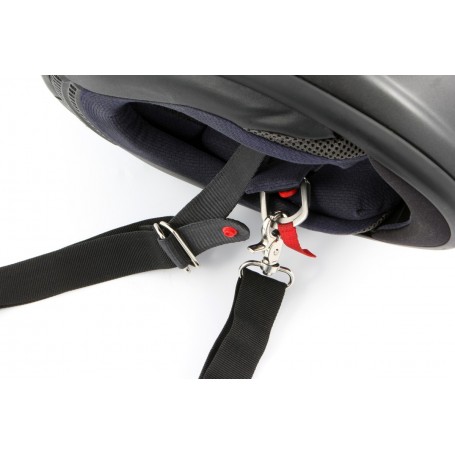 Wunderlich Helmet Carry Strap - Black - Double D-Ring Lock