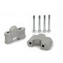 Wunderlich Handlebar Riser ERGO - Silver - 40mm