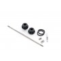 Wunderlich DOUBLESHOCK Axle Protection Pads R 1300 GS - Front - Black