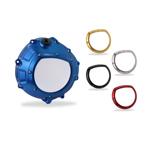 CNC Racing Blue Clear Clutch Cover Hydraulic Control BMW S 1000 RR 2010-2018