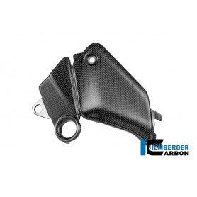 Left Side Cover on Tank Carbon Matte Panigale V4 2025