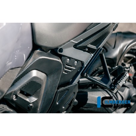Front Triangle Cover for Rear Frame Left Carbon Matte R 1300 GS Adventure