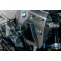 Right Radiator Cover with Holes for the Luggage Holder Carbon Matte R 1300 GS Adventure