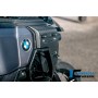 Right Radiator Cover with Holes for the Luggage Holder Carbon Matte R 1300 GS Adventure