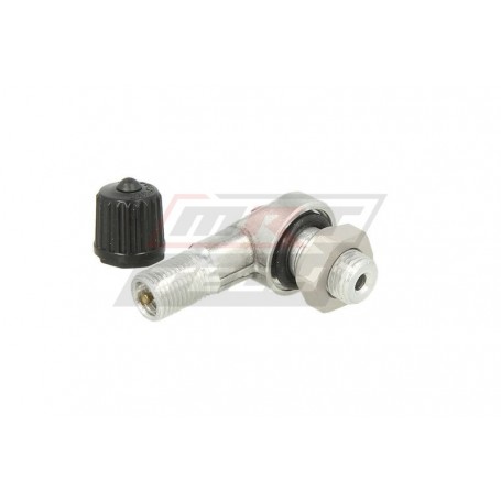Tubeless valve for racing rim 8.3mm. Silver