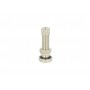 Tubeless straight valve for oem rim 11.3mm. Silver 34ms