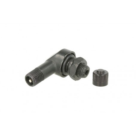 Tubeless valve for racing rim 8.3mm. Black